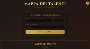 Mappa dei Talenti